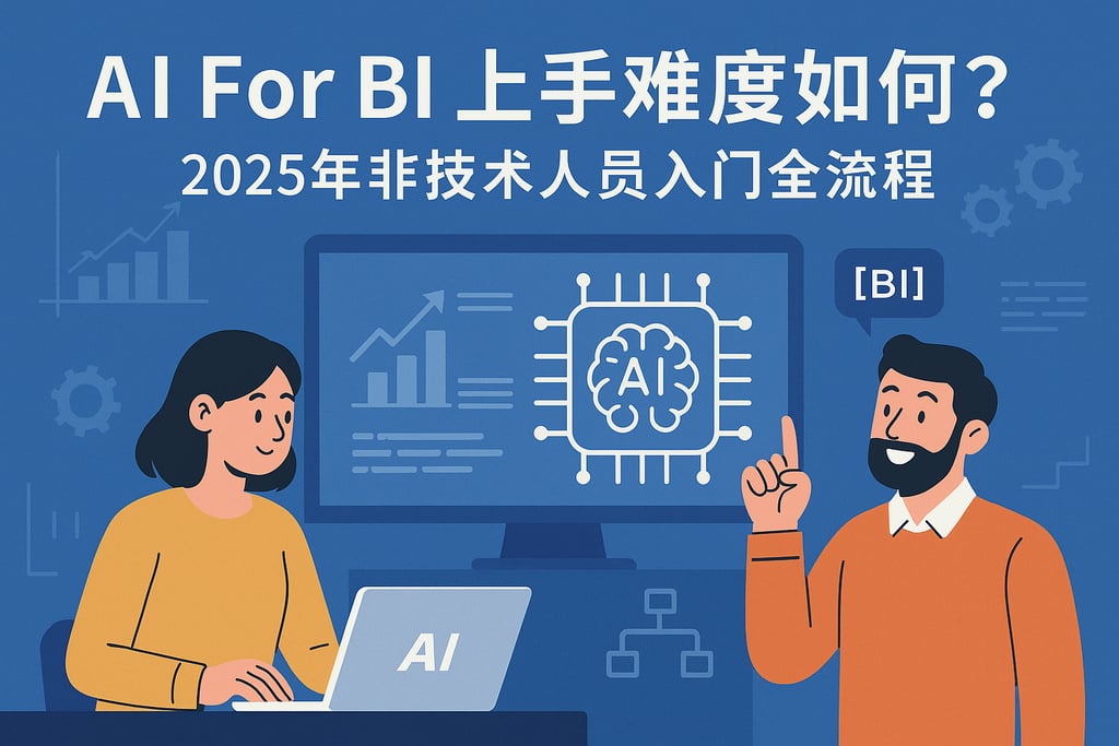AI For BI上手难度如何？2025年非技术人员入门全流程